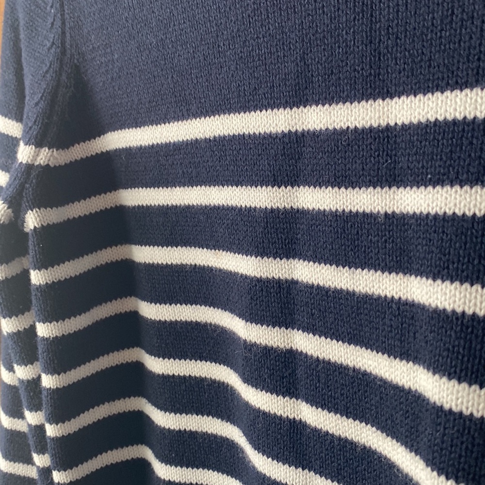 Zara small striped sweater wool blend - Picture 3 of 4